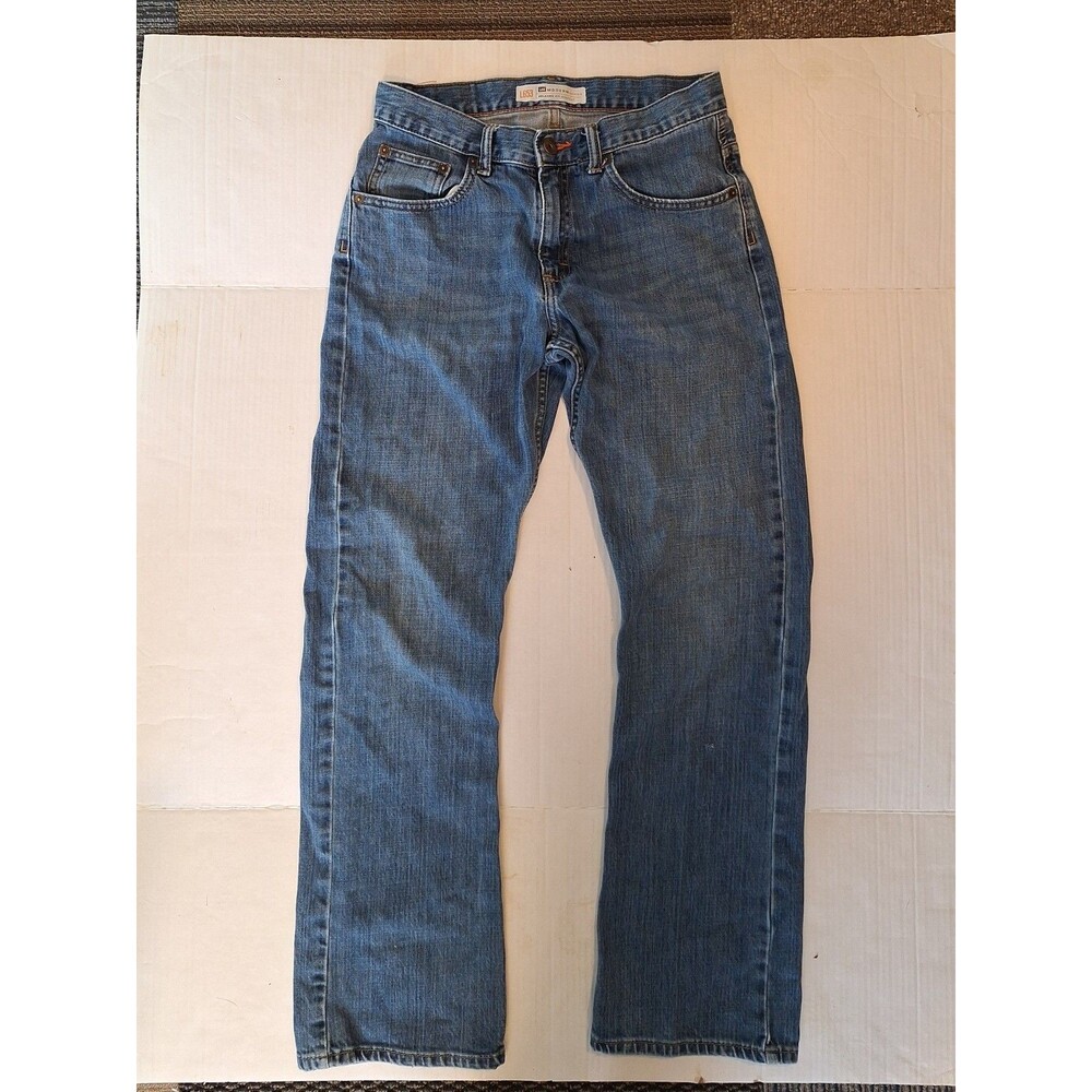 Lee Modern Series Relaxed Fit Boot Cut Jeans Mens Size 31x32 L653